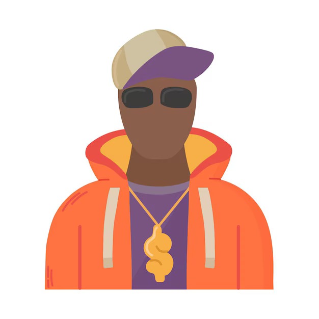 rapper icon clipart avatar logotype isolated vector illustration 955346 778