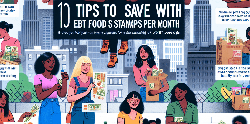 10 tips to save save with your EBT food stamps per month for urb. An mothers