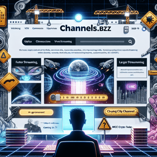 Ready post about channels.biz being under construction as we upgrade our server to allow faster connection speeds larger uploads live streaming pay-per-view video on demand enhance AI and much more coming 2025 you can also get more information on MCC crypto tokens at mycitychannel.com