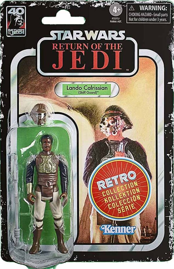 Star Wars Retro Collection Lando Calrissian Skiff Guard 3.75 Inch Action Figure - Wave 4