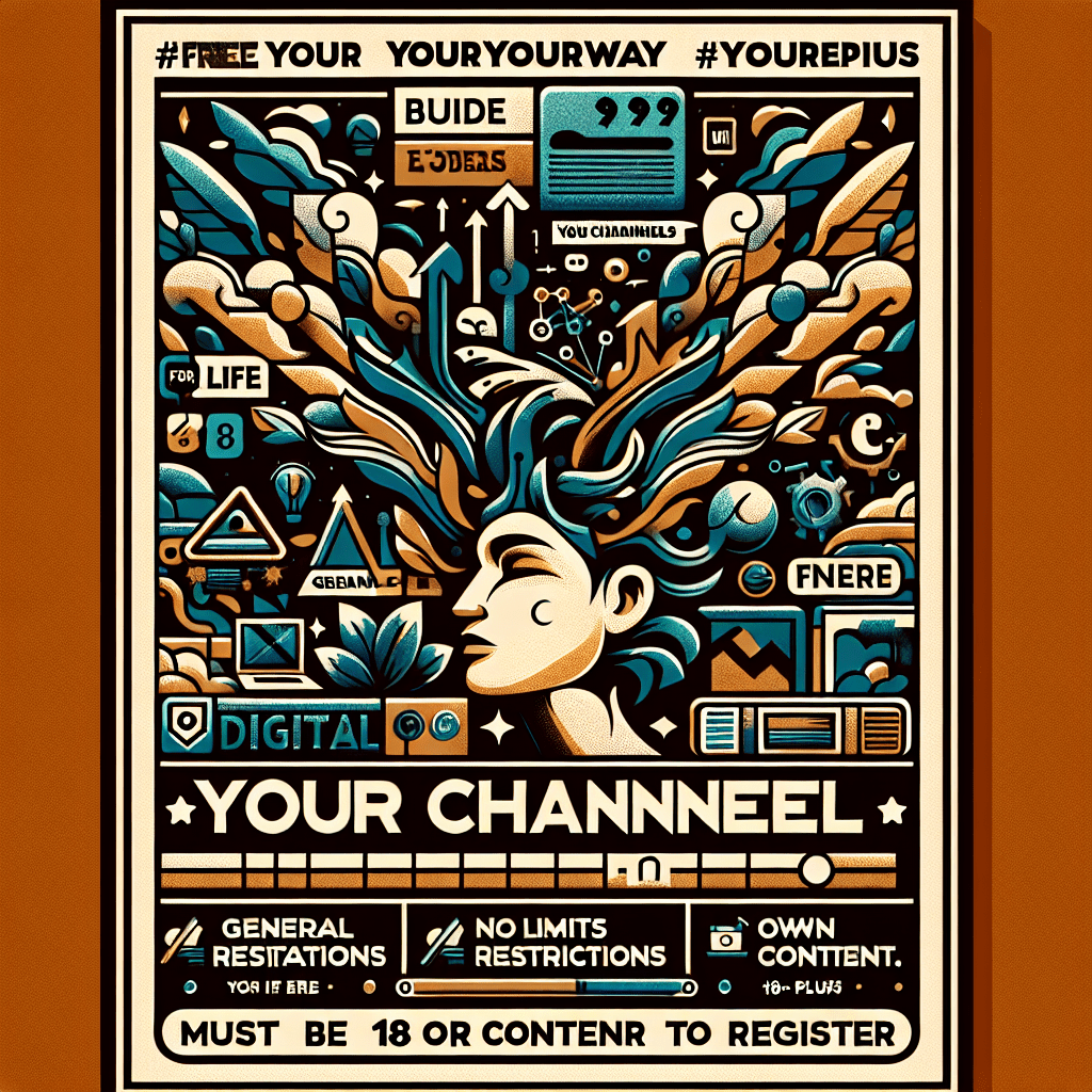 Your Channel, Your Idea: Create Without Limits Unleash your creativity and build a channel for any person, place, or thing of your choice! No limits. No restrictions. You own the channel and its content as an independent contractor. You are responsible for complying with laws, licensing, permits, taxes, and regulations. We believe in empowering creators, not policing them. Just build your channel, create amazing content, and get paid. General Channels: Free for life. Digital Channels: $99.99 registration and only $10 a month. Must be 18 or older to register. #YourChannelYourWay, #IndependentCreators, #BuildAndEarn, #NoLimitsNoRestrictions, #OwnYourContent, #18Plus