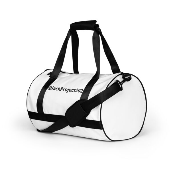 #BlackProject2025 All-over print gym bag - Image 5