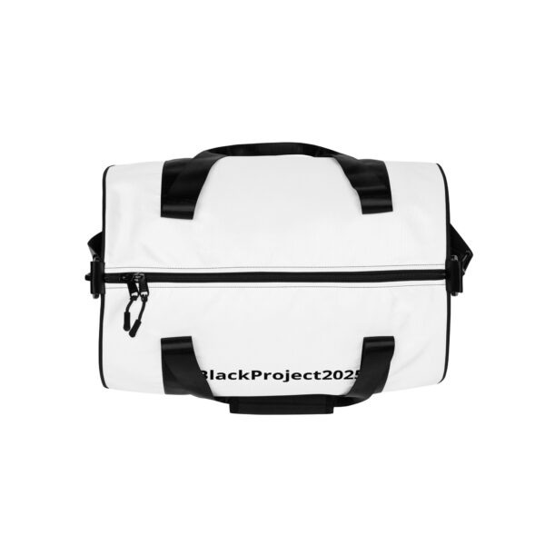 #BlackProject2025 All-over print gym bag - Image 2