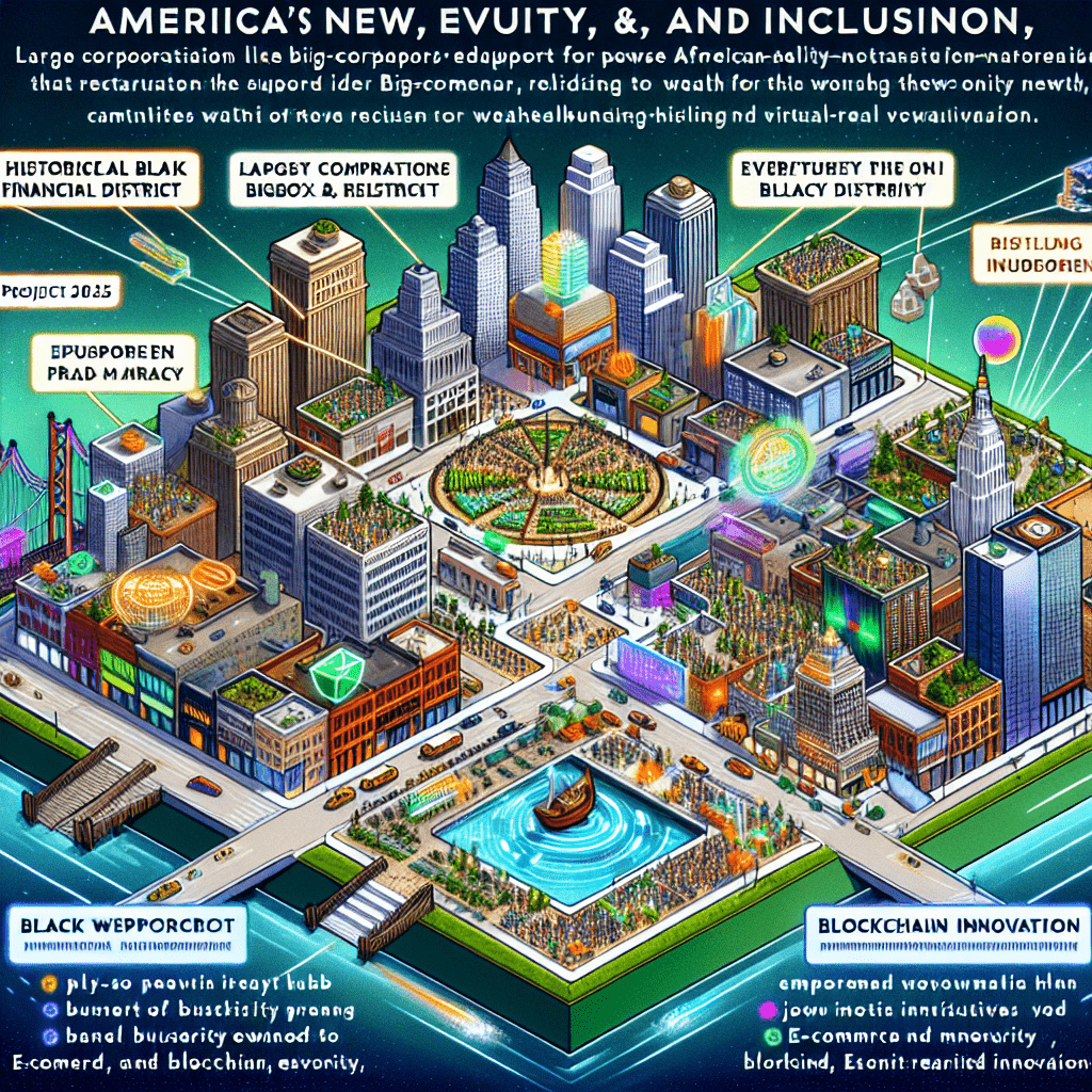 Headline: America's DEI Policies Under Project 2025: How Channels.biz is Building the New Black Wall Street ChatGPT Prompt: Write an article analyzing the impact of America's new Diversity, Equity, and Inclusion (DEI) policies under the Trump administration's Project 2025. Highlight how businesses like Walmart and other corporations are reducing their focus on equality initiatives. Contrast this with how Channels.biz is stepping in to create a new hub for Black empowerment, drawing parallels to the historic Black Wall Street. Emphasize the platform's focus on creating jobs, supporting Black-owned businesses, and fostering wealth-building opportunities through blockchain, e-commerce, and VR innovation. Close by discussing how Channels.biz is empowering the Black community to 