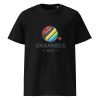 Unisex organic ribbed neck t-shirt