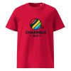 Unisex organic ribbed neck t-shirt