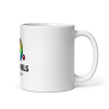 White glossy mug