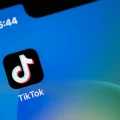 tiktok logo on a phone