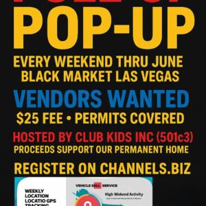 Pull-Up Pop-Up Vendor Opportunity – Las Vegas