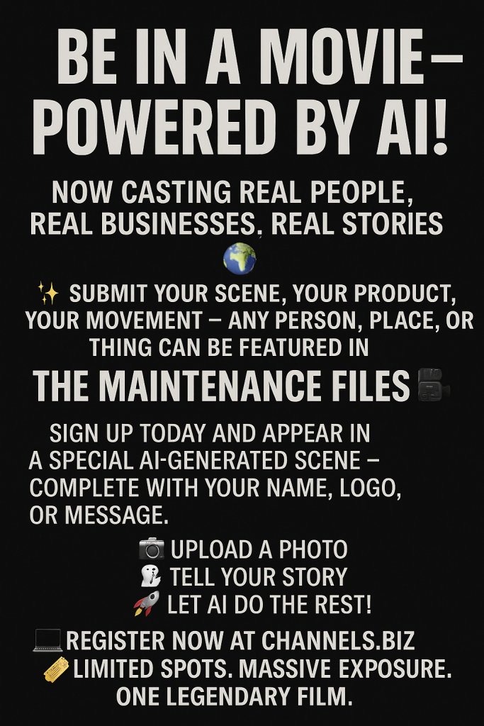 Channels.biz AI movie the maintenance files