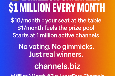 Why Would Channels.biz and Club Kids Inc. Give Away $1 Million Every Month—Forever?