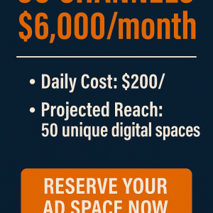 50 Channels – $6,000/month