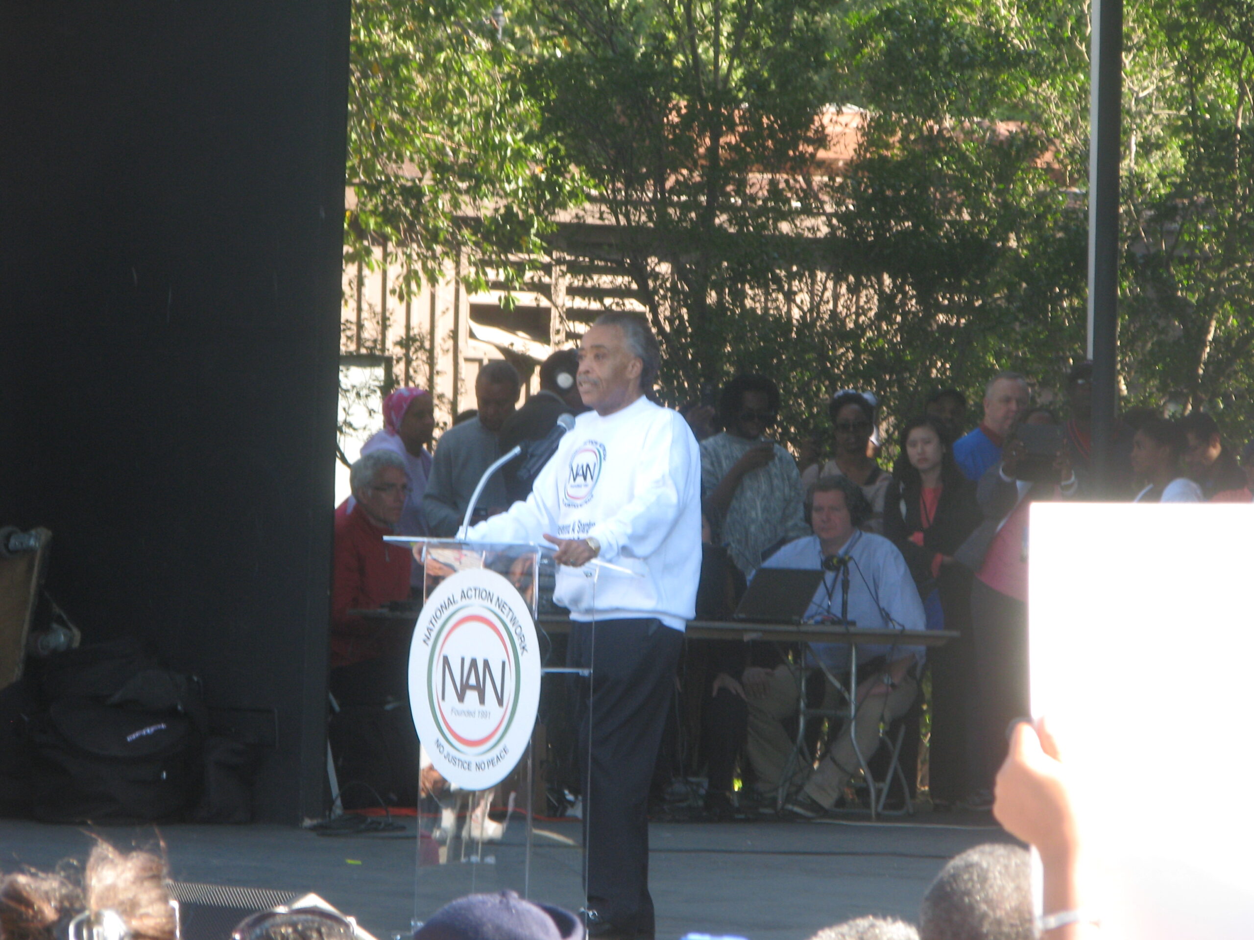 20111015 Al Sharpton at the National Action Network Jobs Bill March scaled