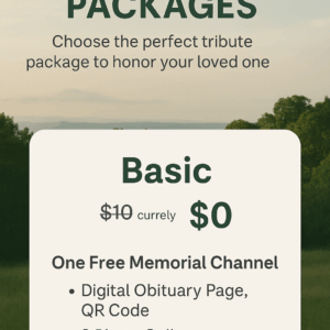 Memorial Packages (Basic)