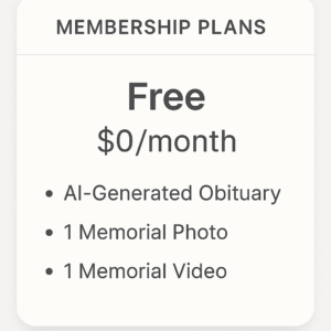 AI Generated Obituary