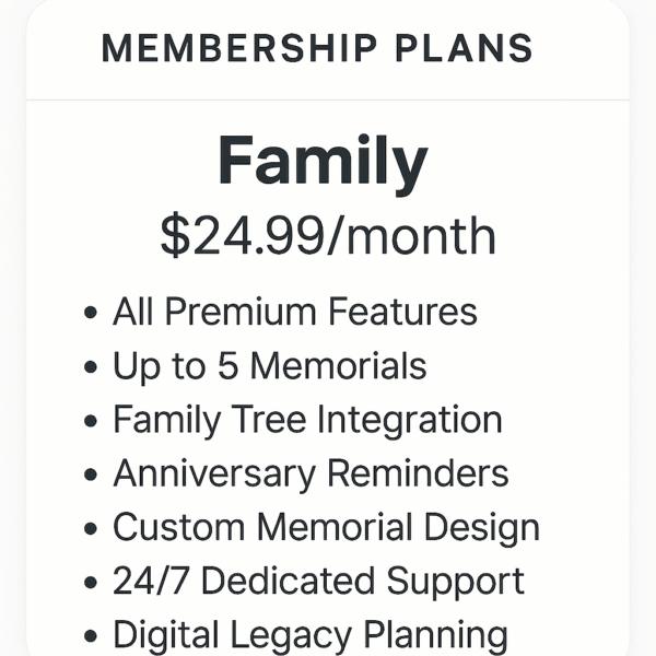 AI Generated Obituary (Family)