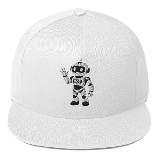 flat-bill-cap-white-front-689cb8e6ed8d5.jpg B.O.T. Flat Bill Cap