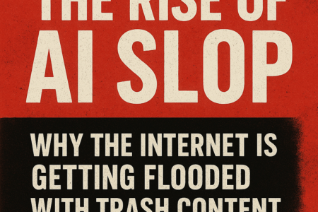 THE RISE OF AI SLOP: WHY THE INTERNET IS GETTING FLOODED WITH TRASH CONTENT