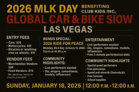 MLK Car Show Las Vegas (2026 Ride for Peace)