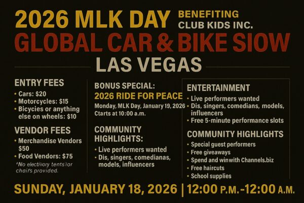 MLK Car Show Las Vegas (2026 Ride for Peace)