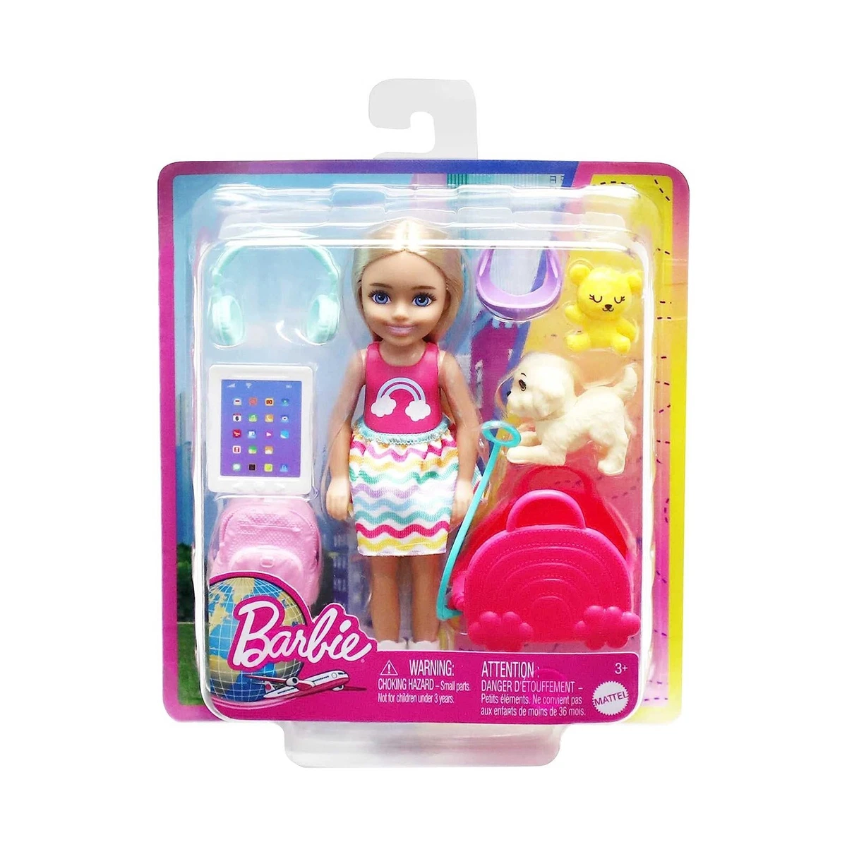 Mattel Barbie Travel Set With Puppy Figure Set NEW 1 Mattel Barbie Travel Set With Puppy Figure Set NEW