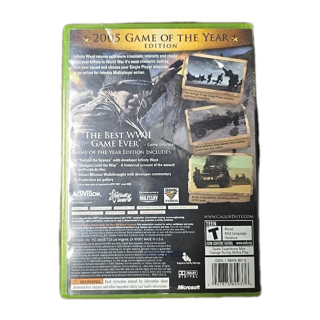 Call of Duty 2 (Microsoft Xbox 360, 2005) 2 Call of Duty 2 (Microsoft Xbox 360, 2005) - Image 2