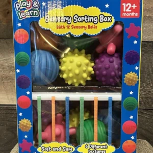 PLAY & LEARN Sensory Sorting Box. NEW