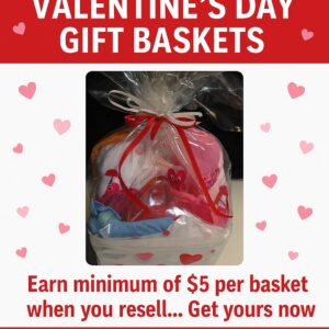 Kids Valentine's gift basket