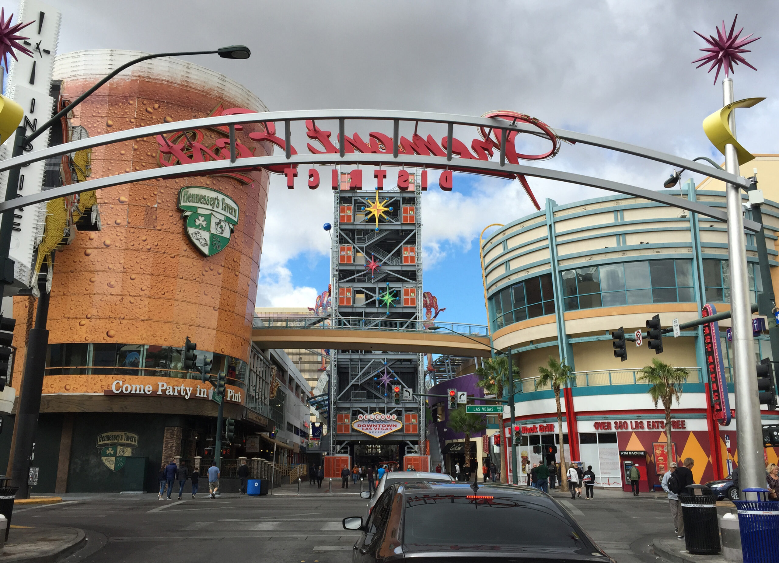 2015 11 04 11 29 02 View northwest along Fremont Street at the northwest end of the Fremont East District in downtown Las Vegas2C Nevada scaled