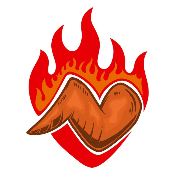 chicken wings fire design element 600nw 1411090001