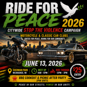 Ride for Peace MKE2026 – $25 Registration Package