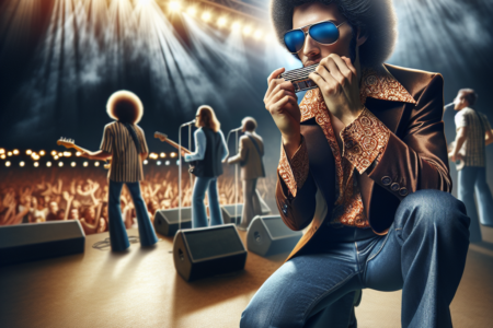 Stevie Wonder impersonator