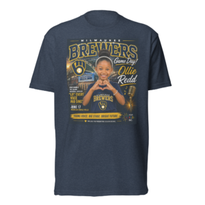 Unisex Fitted T-Shirt - Ollie Redd Sing Brewers Game