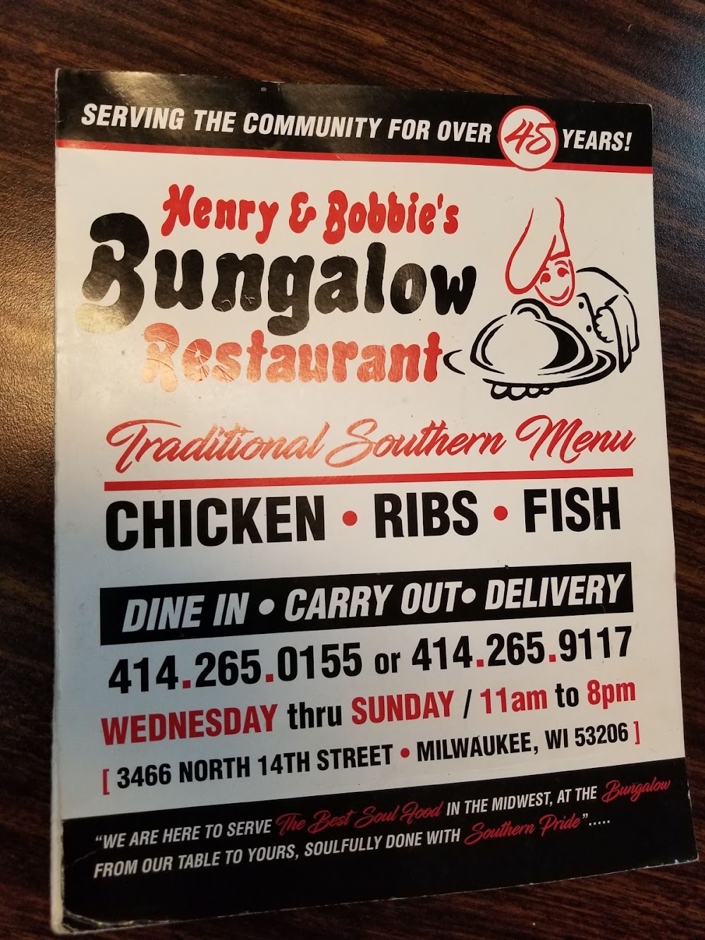 Bungalow restaurant