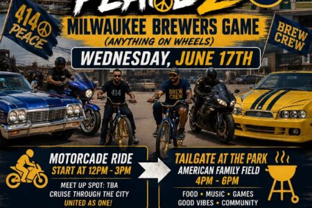 RIDE 414 PEACE 2— Milwaukee Brewers Game Tailgate