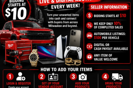 Milwaukee Black Market Auction – Special July 11th Event