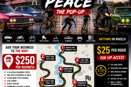 RIDE 414 PEACE 2026 — Milwaukee | The Pop Up