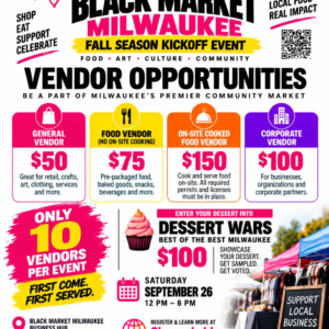 Black Mini Market Milwaukee – Vendor Registration
