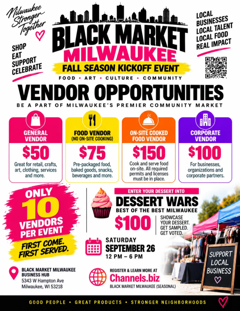 Black Mini Market Milwaukee – Vendor Registration