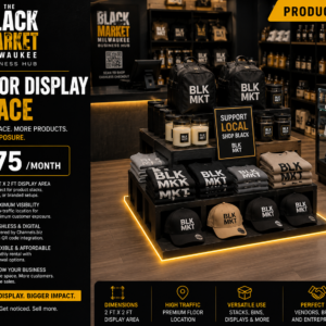 2' × 2' Floor Display Space Rental