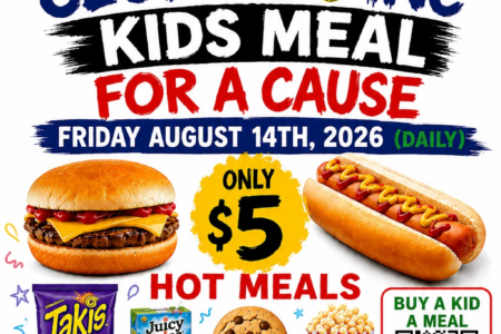 Club Kids Inc. Kids Meals for a Cause — $5