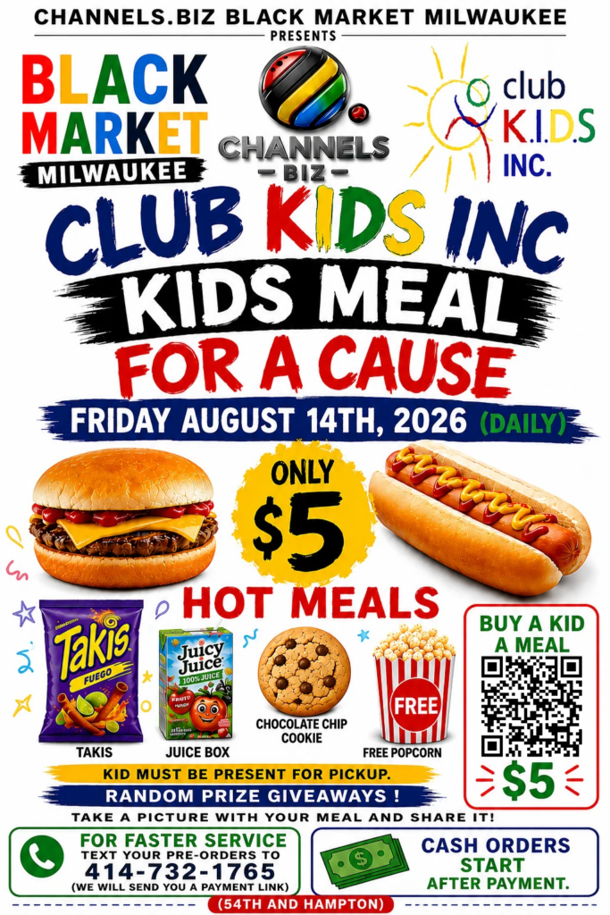Club Kids Inc. Kids Meals for a Cause — $5