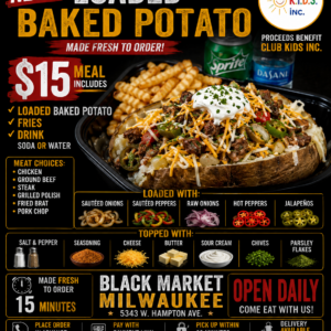 Loaded Baked Potato $15