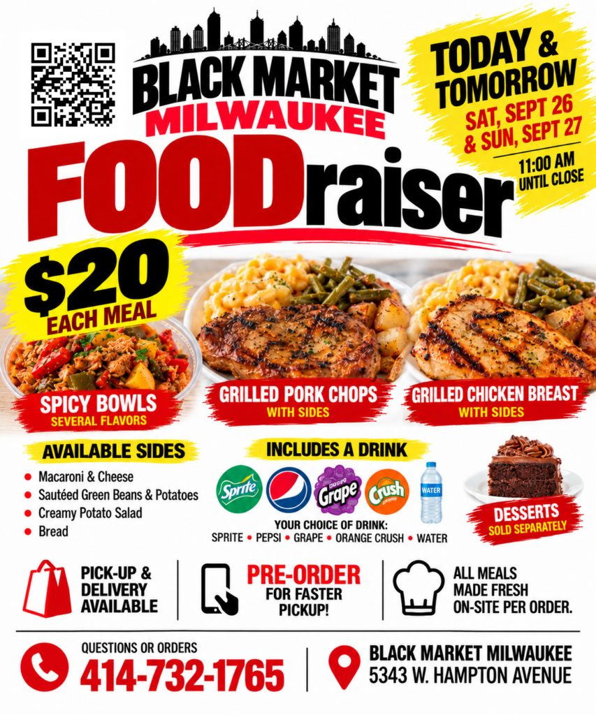 🍽️ FOODraiser — TODAY & TOMORROW! Saturday, September…
