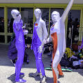 Pepsi 2 3 cosplayers of Pepsiman standing at Expo Dome court yard 285293339375929