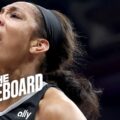 aja wilsons dominant postseason start the scoreboard aWxvAV