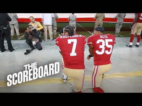 colin kaepernick eric reid revisit the impact of taking a knee the scoreboard l7Z0NO