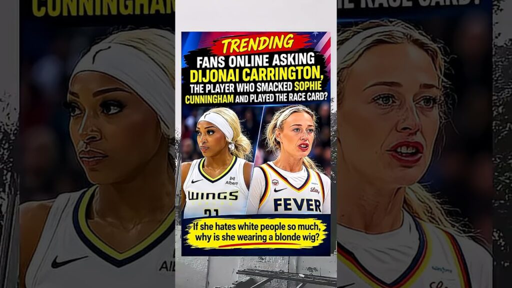 fans question dijonai carrington after sophie cunningham clash usa news shorts viral sports 33zyrc