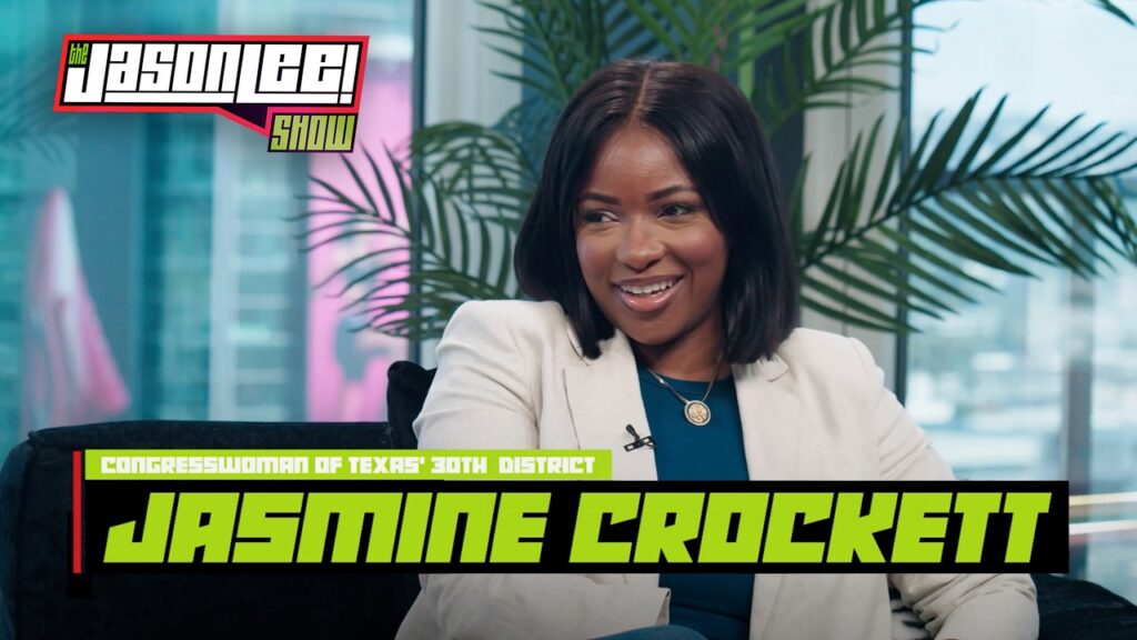 Jasmine Crockett Talks Trump, Israel, Project 2025 & Marjorie Taylor Greene | The Jason Lee Show 2 jasmine crockett talks trump israel project 2025 marjorie taylor greene the jason lee show E1iICT