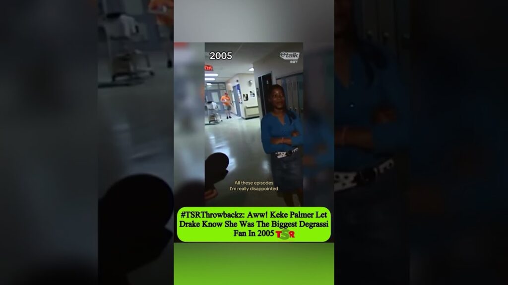 keke palmer meets drake on degrassi set in rare throwback NqqtHp